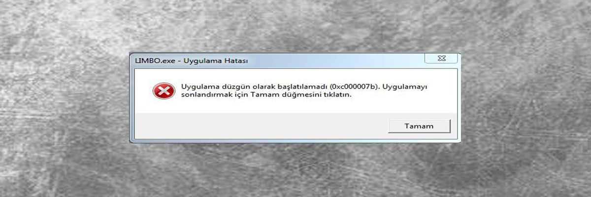 0xc00007b Hatası Çözümü